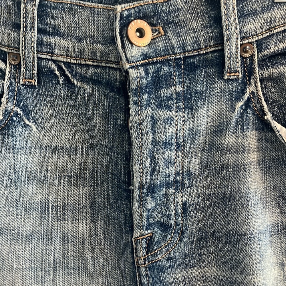 Revolve Pistola Sz 27 NWOT Denim Jean with Distressing - Picture 2 of 9